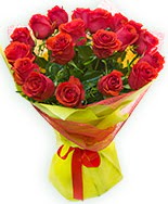 19 Adet kırmızı gül buketi  Bilecik çiçekçi çiçek siparişi vermek 