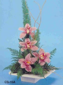  Bilecik çiçekçi çiçekçi telefonları  vazoda 4 adet orkide 