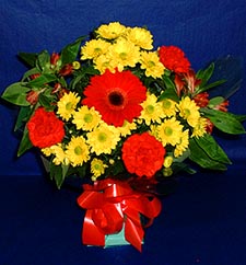  Bilecik çiçekçi ucuz çiçek gönder  sade hos orta boy karisik demet çiçek 
