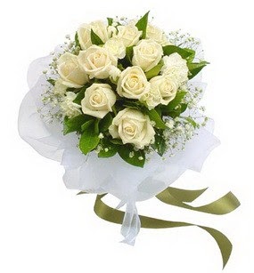  Bilecik çiçekçi online çiçekçi , çiçek siparişi  11 adet benbeyaz güllerden buket