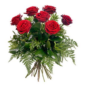  Bilecik çiçekçi online çiçek gönderme sipariş  7 adet kırmızı gülden buket