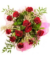 12 adet kırmızı gül buketi  Bilecik çiçekçi 14 şubat sevgililer günü çiçek 