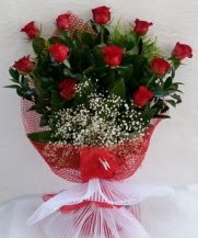 11 adet kırmızı gülden görsel çiçek  Bilecik çiçekçi çiçek satışı 